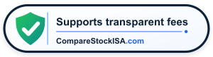 Supports transparent fees badge from CompareStockISA.com